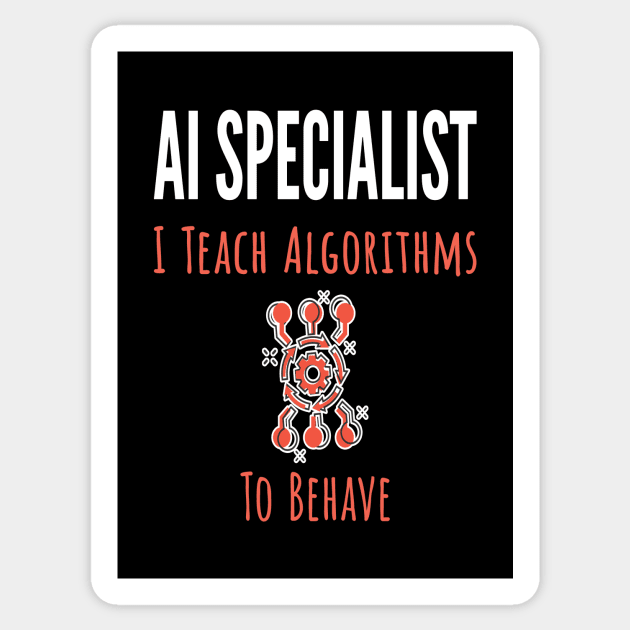 AI Specialist Sticker by UltraQuirky